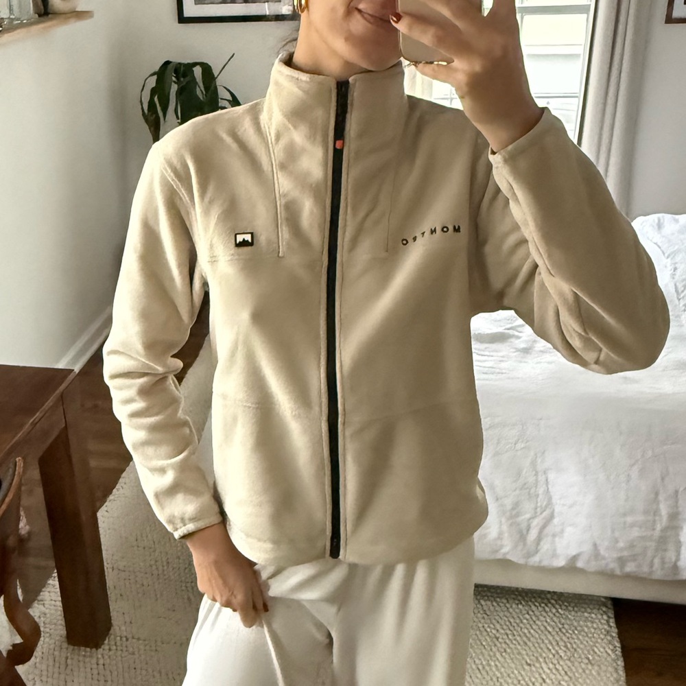 Montec Ski/ Snowboard Bravo W Full Zip Beige Fleece Jacket Small